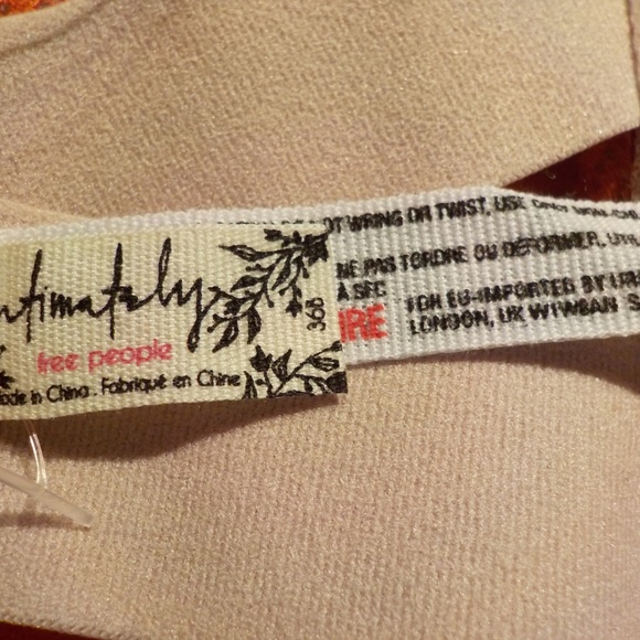 ๐SOLD๐ FP 36B NWT Heatbeats Underwire Orange - Picture 6 of 8